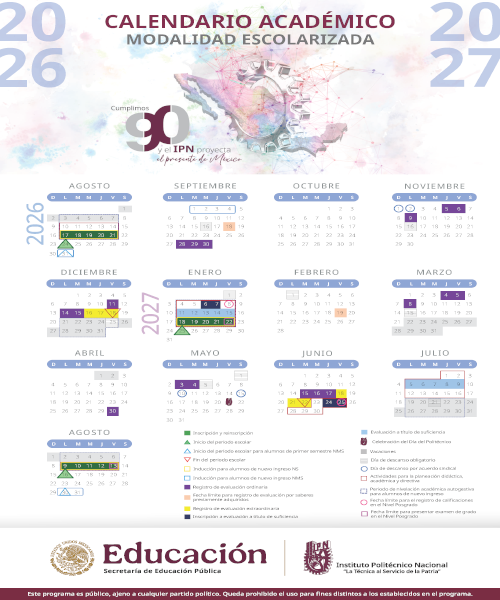 Calendario Escolar 27-1